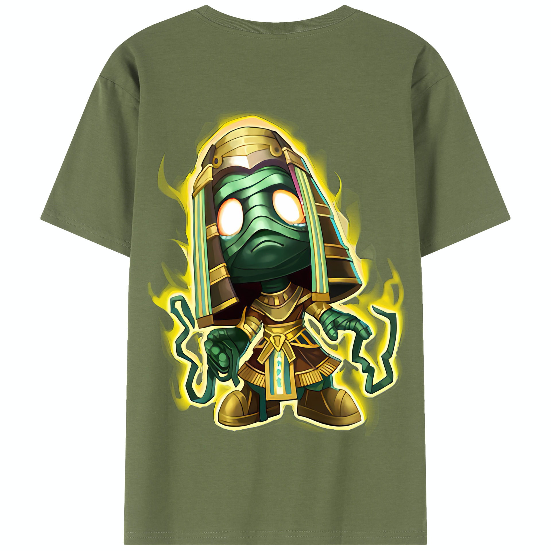 リーグ・オブ・レジェンド League of Legends LOL 綿100％半袖Tシャツ（背面プリント）